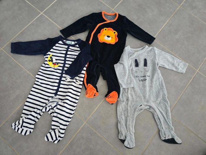 Lot de 3 pyjamas orchestra