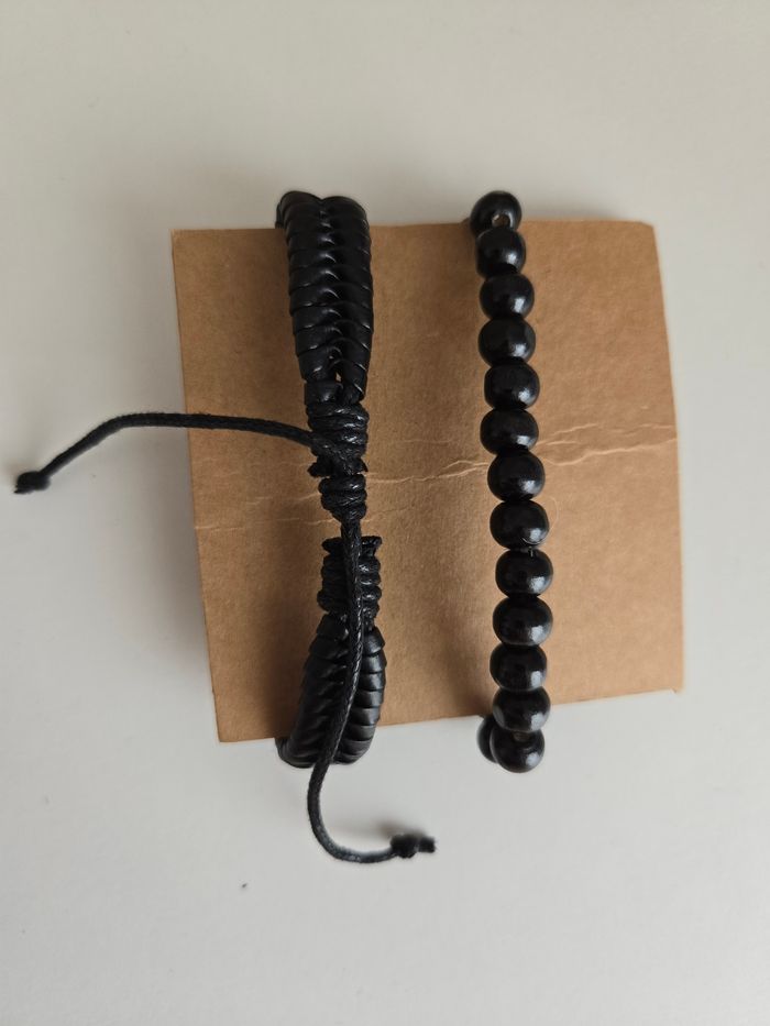 Lot de 2 bracelets Homme NEUFS - photo numéro 2