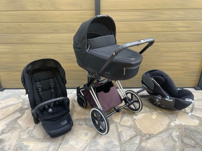 Poussette cybex priam + nacelle + cosy + accessoires - photo numéro 3