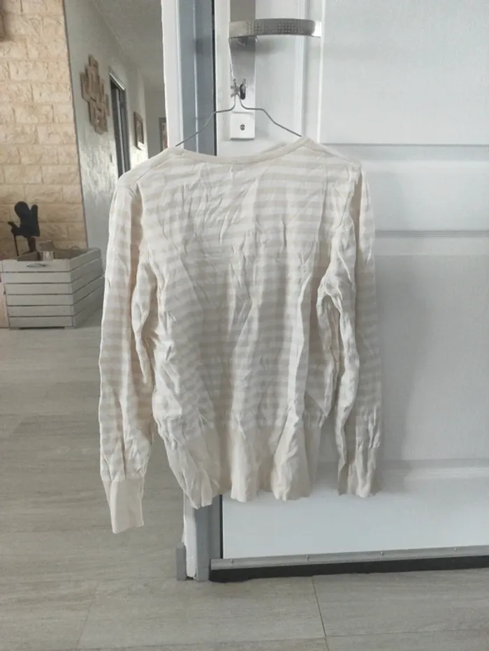 🍁 pull Legé écru beige taille 4 marque Cyrillus 🍁 - photo numéro 3