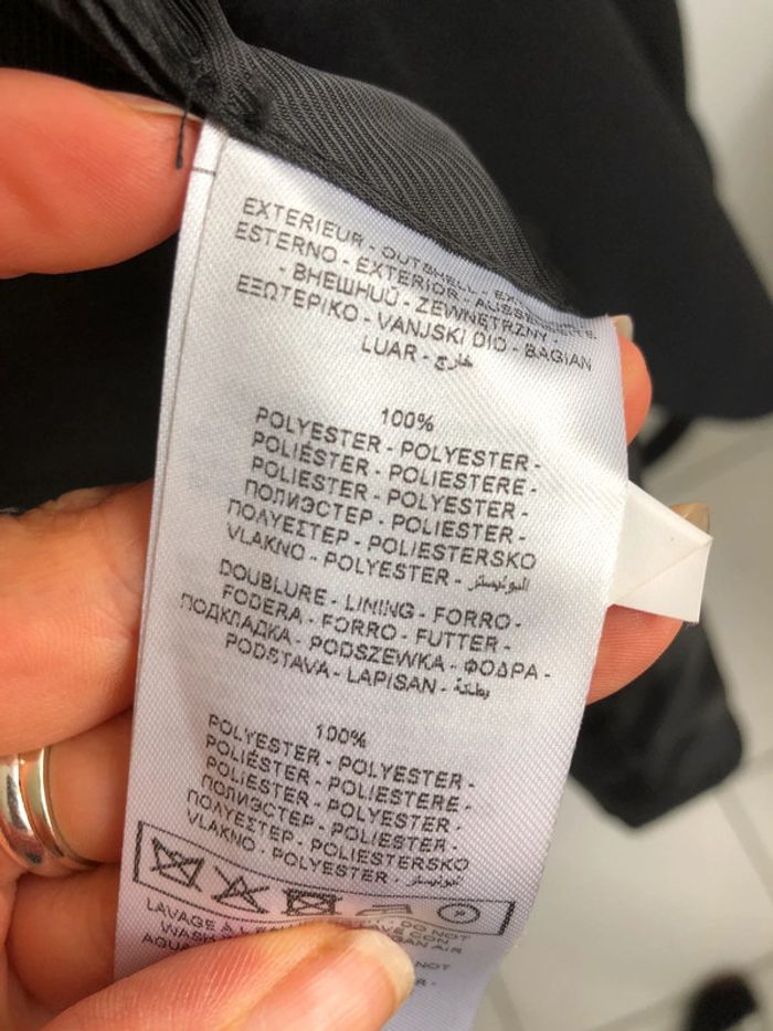 Veste Naf Naf noire taille 40 - photo numéro 5