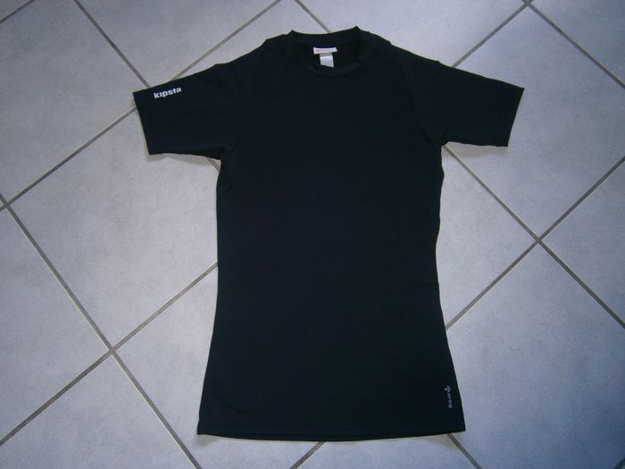 Tee-shirt sport MC noir DECATHLON Taille S