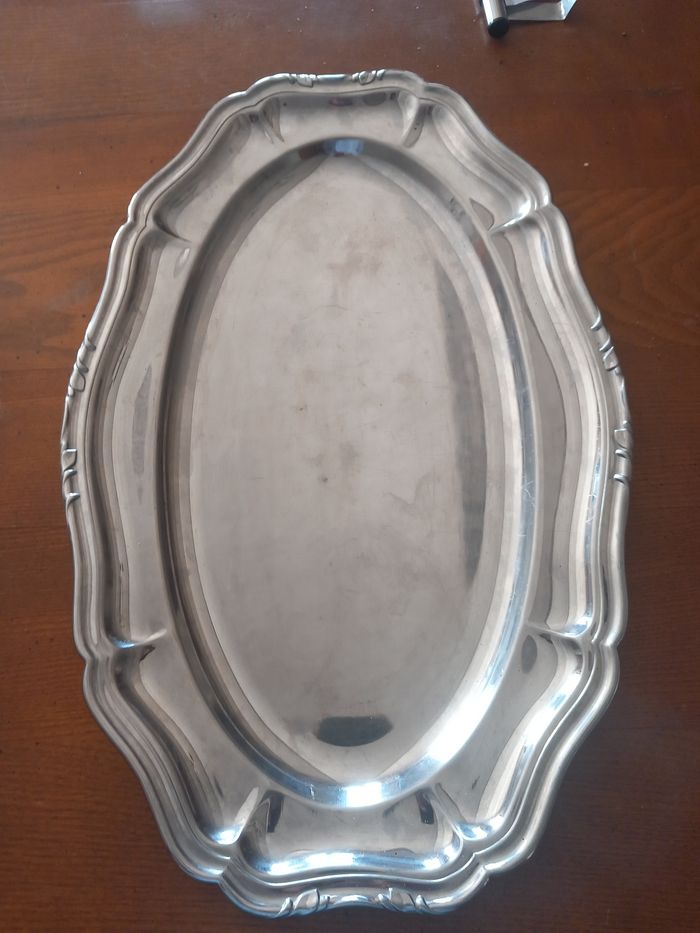Plat inox 50x32 cm.