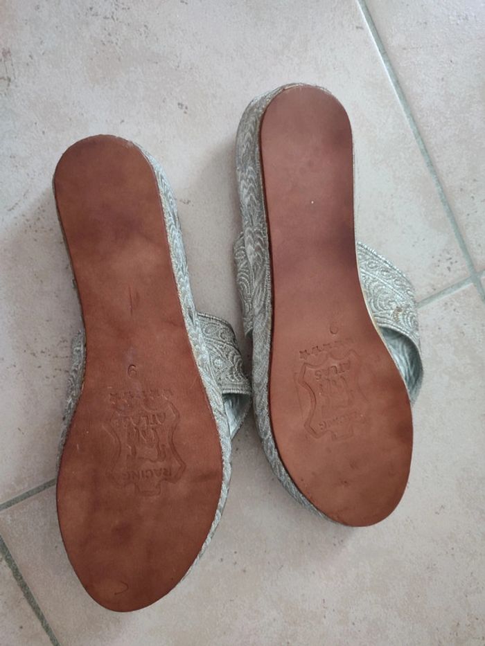 Tongs orientales, style sabot - photo numéro 3