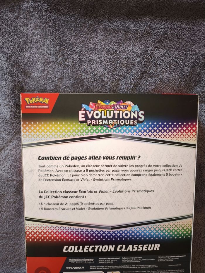 Coffret classeur Pokemon EV 8.5 neuf scellé - photo numéro 5