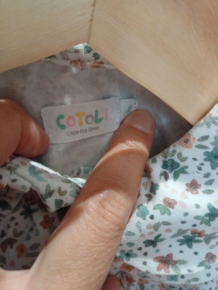 Blouse cotoli 2ans fleuris - photo numéro 4