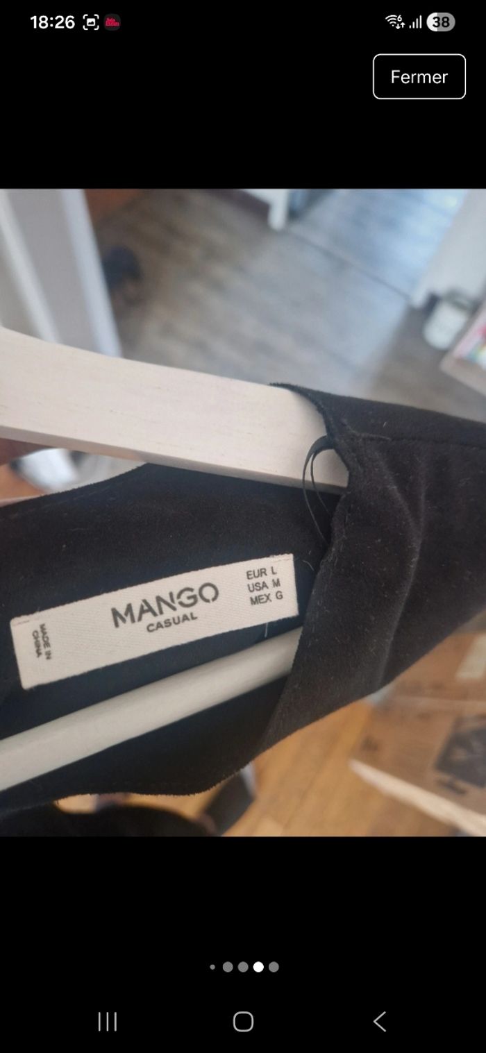 Robe noire à franges - photo numéro 5