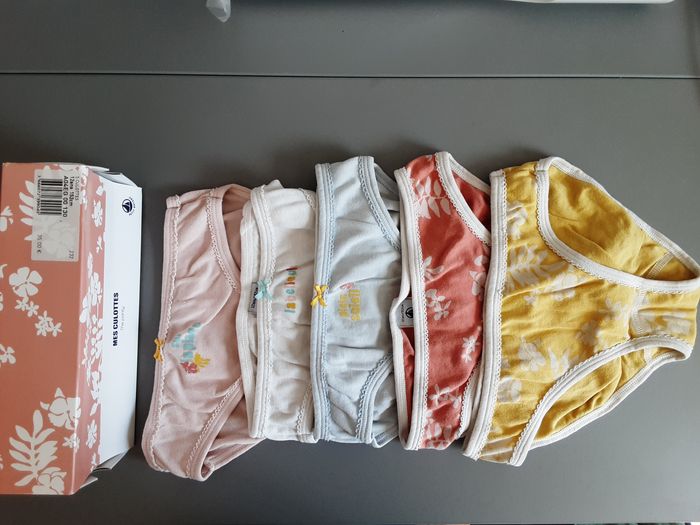 Lot de 5 culottes Petit Bateau