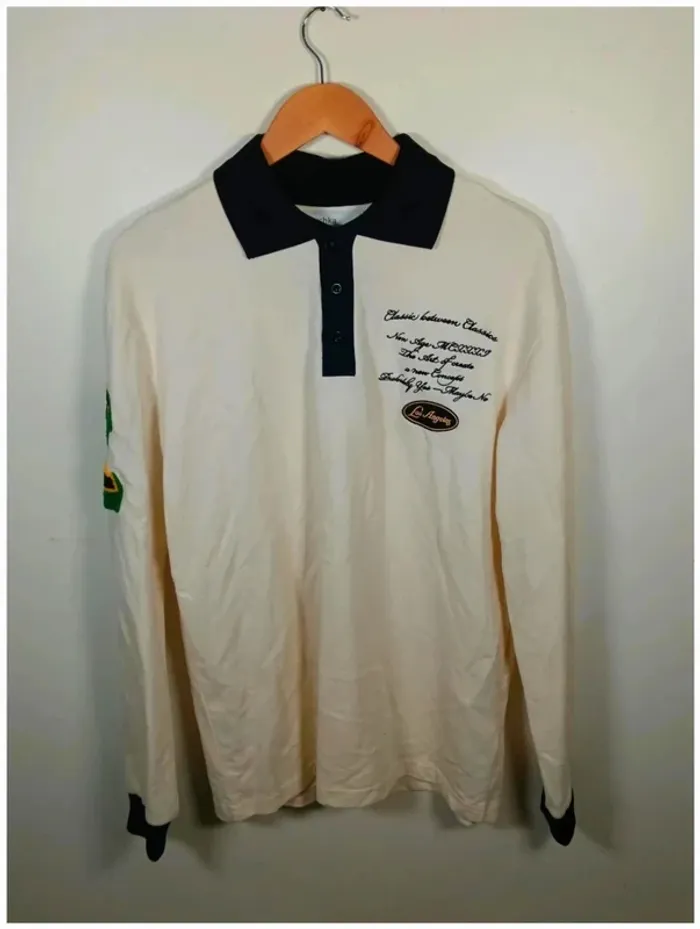 C30 polo crème bershka M