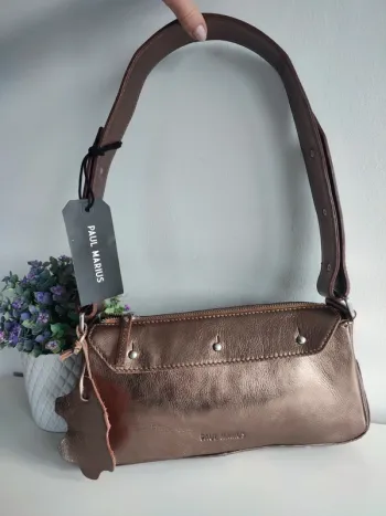 Sac à main en cuir Billie cuivré Paul Marius