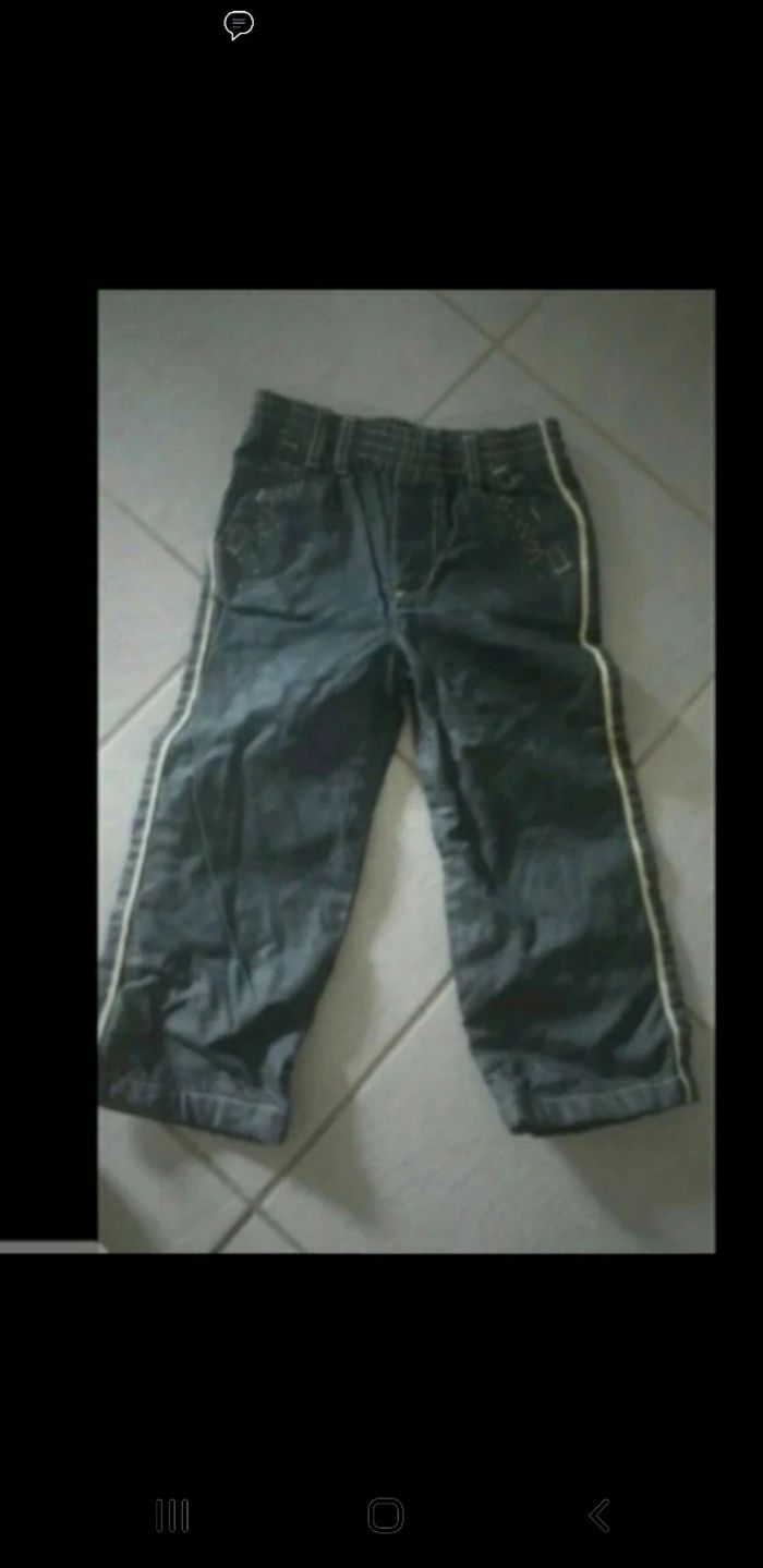 Jeans doublé bébé fille ikks 3 ans