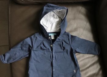 Gilet avec capuche bébé fille 6 mois Obaibi