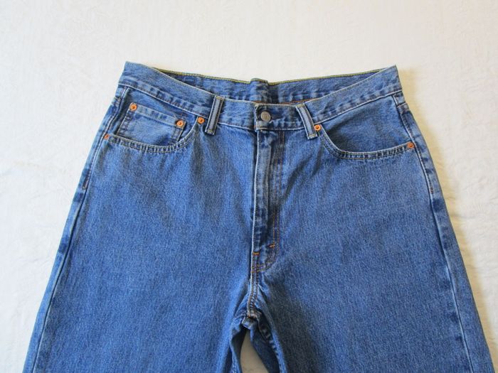 Jean homme Levi’s 550 coupe droite décontractée 100% coton taille 46 W36 L32 bleu stone (J281) - photo numéro 3