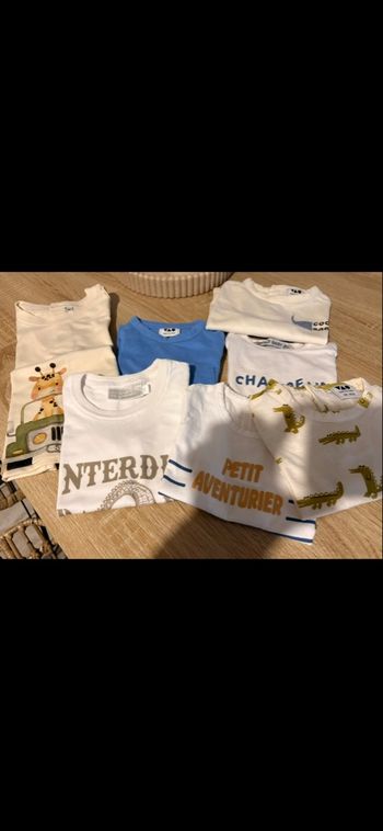 Lot de tee shirt bébé garçon