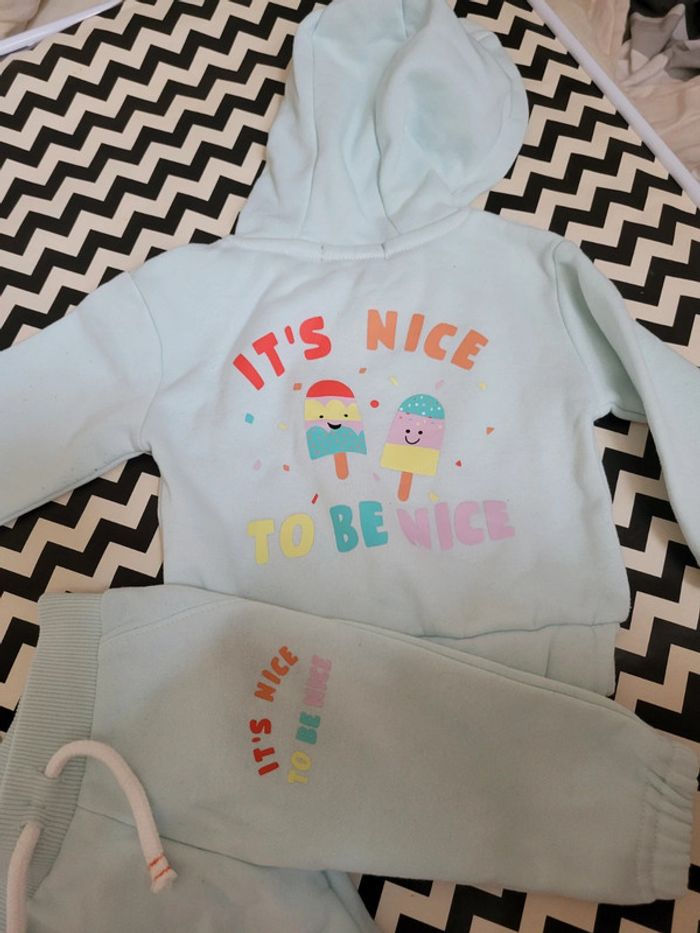 Ensemble Jogging bleu ciel - photo numéro 5