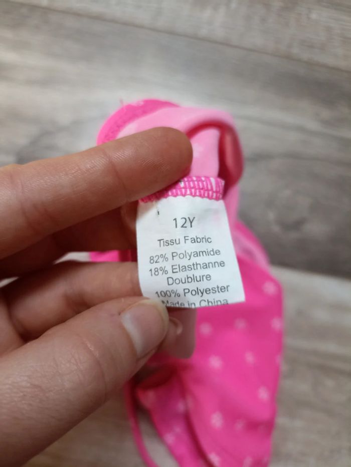 Maillot de bain 2 pièces fille taille 12 ans - photo numéro 5