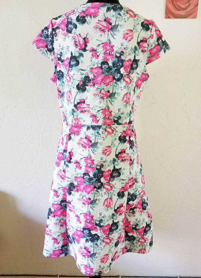 🌸Robe fleurie, M&S Mode, taille L - photo numéro 3