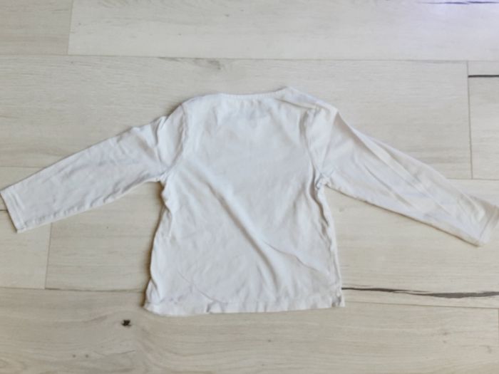 Vêtement mixte fille garçon tee-shirt manches longues baleine Obaïbi 3 ans - photo numéro 3