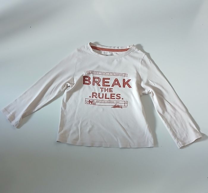 T-shirt manche longue beige pour garçon