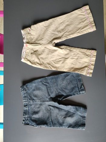 Lot de 2 bermudas taille 3 ans