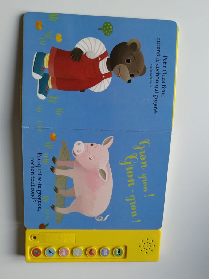livre sonore petit ours brun - photo numéro 4