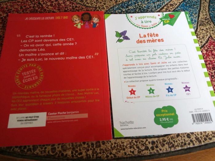 Lot de 2 livres pour l'apprentissage de la lecture - photo numéro 2