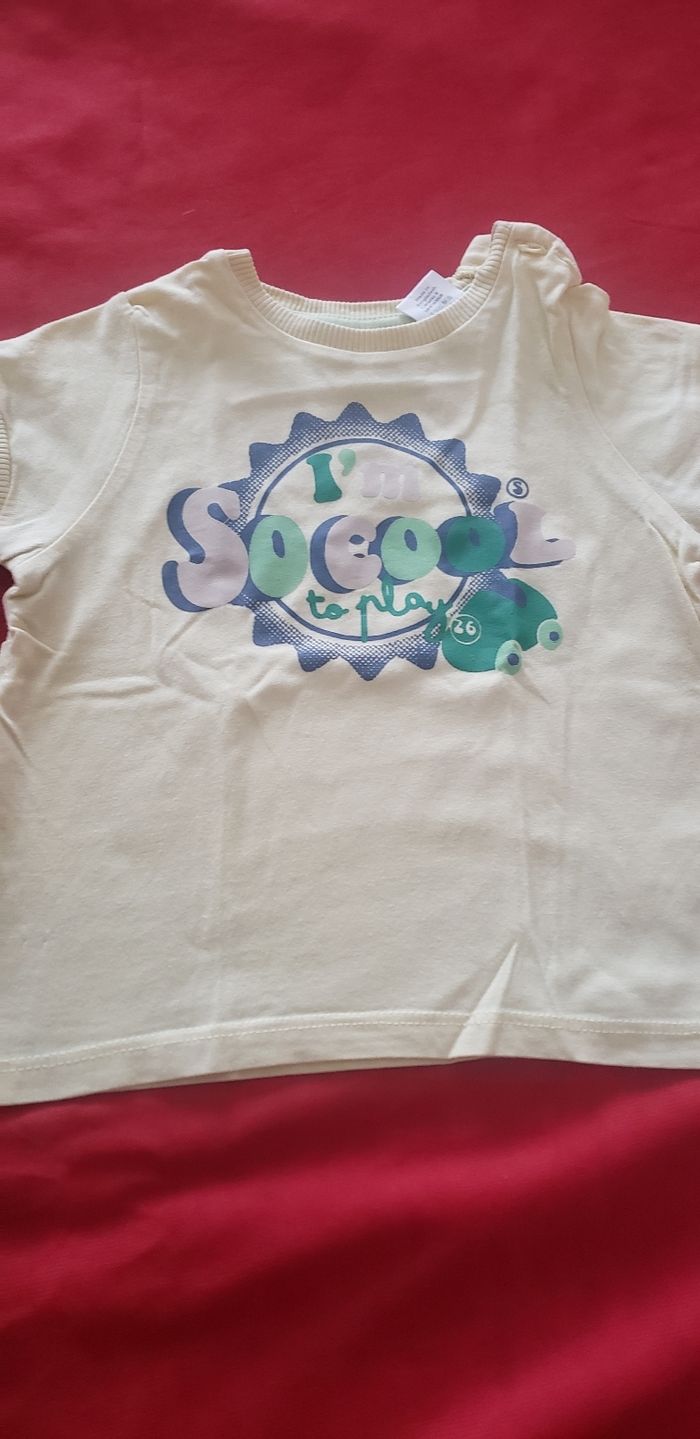 Lot de 5 Tee-shirts T 12 mois - photo numéro 4