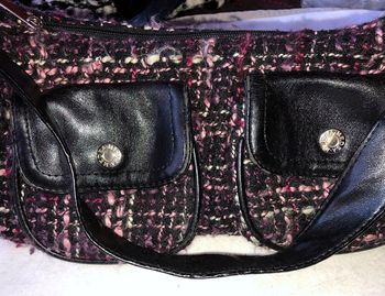 Sac à main en tweed