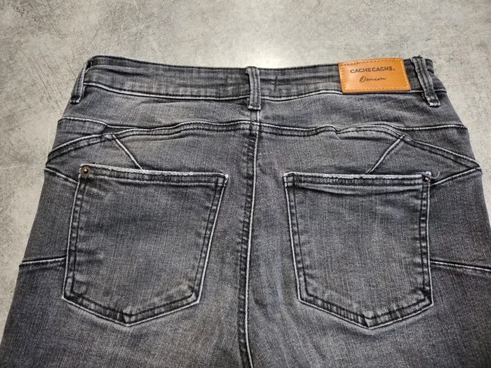 Jean femme coupe slim - noir gris - 36 / S - Cache Cache - photo numéro 10