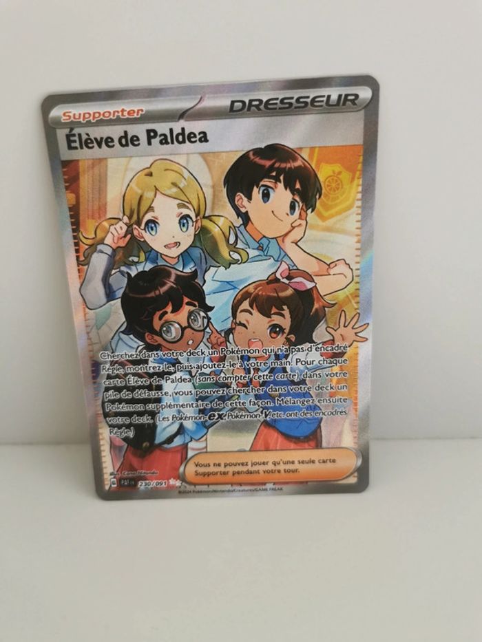 Carte Pokémon Élève de Paldea 230/091