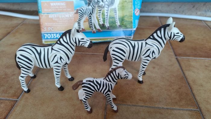 Famille zèbre playmobil - photo numéro 2