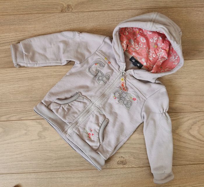Gilet zippé creeks 18 mois
