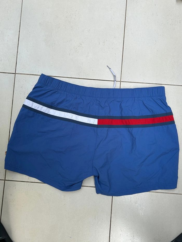 Short de bain bleu marine rouge blanc - tommy hilfiger plage - XXL - photo numéro 4