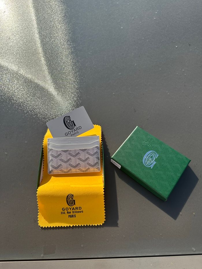 Porte carte Goyard blanc - photo numéro 3