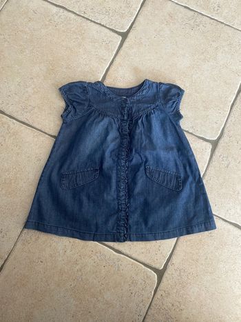 Robe en jean été fille