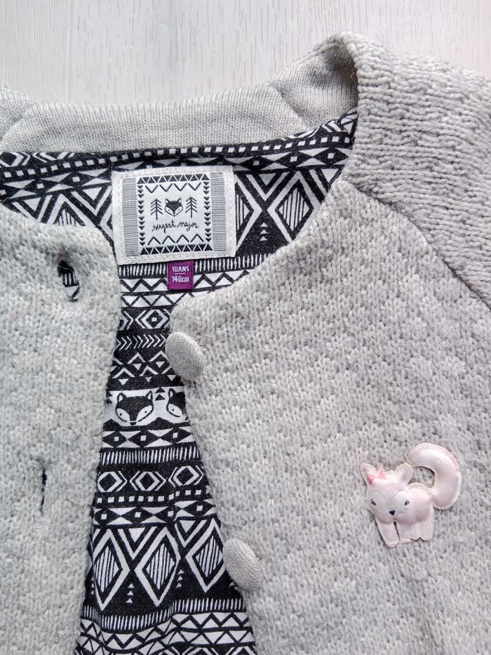 Veste en laine 10 ans fille - photo numéro 2