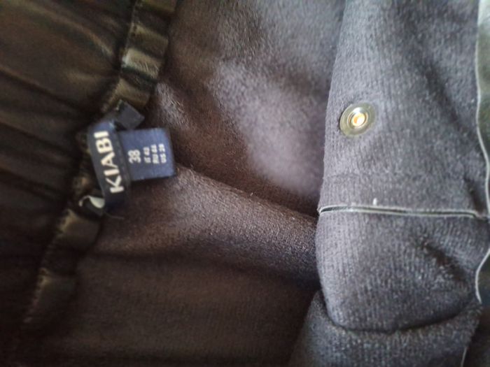 Jupe Skai Taille 38 neuve noire - photo numéro 5