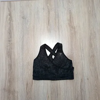 Brassière gymshark femme gris foncé L