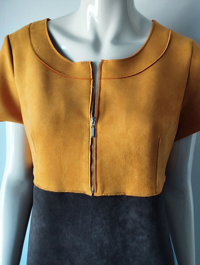 Robe effet daim Riu Paris taille 42 - photo numéro 2