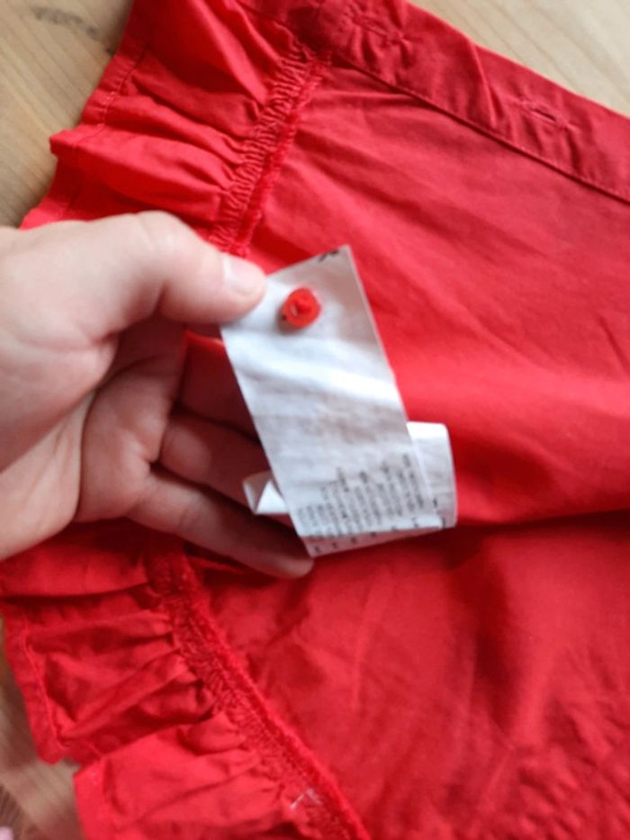 Lot 2 robes rouge fille 6 mois ou 68 cm - photo numéro 12