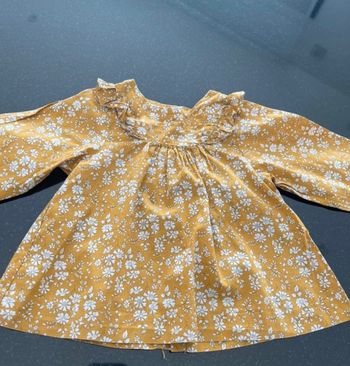 chemisier liberty capel moutarde jacadi