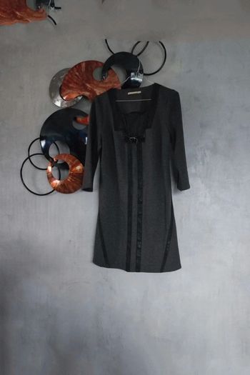 Robe automnale gris anthracite Elora by GF