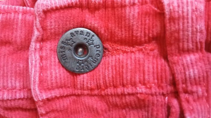 Pantalon velours côtelé Miss avant première 12 ans - photo numéro 4
