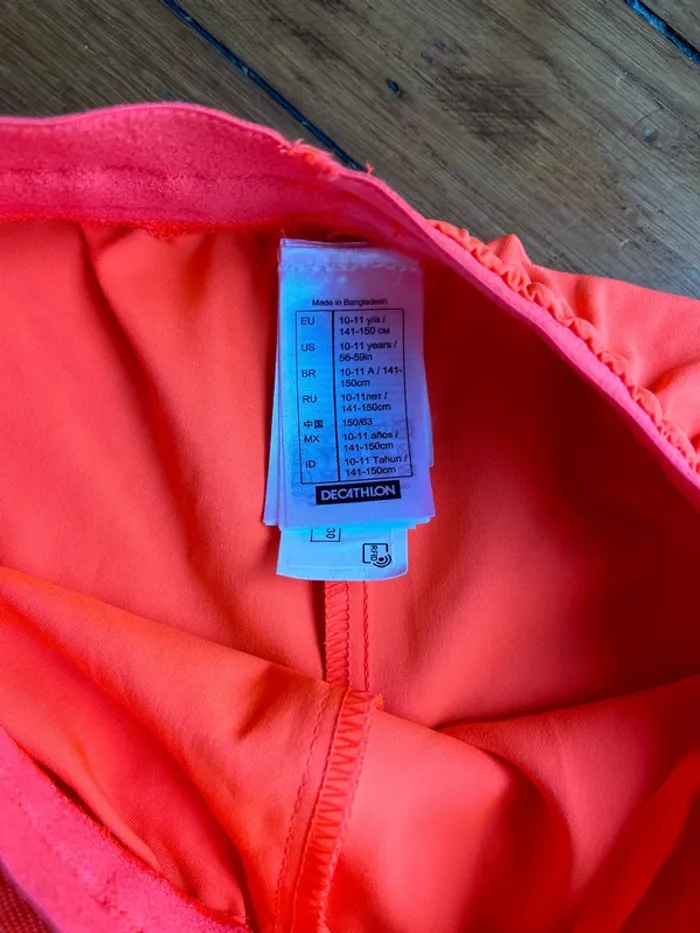 Magnifique Maillot orange taille 10/11 ans - photo numéro 2