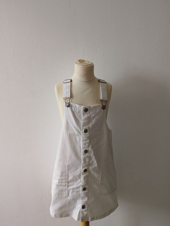 Salopette blanche h&m 10 ans