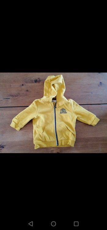 Gilet zippé 6 mois