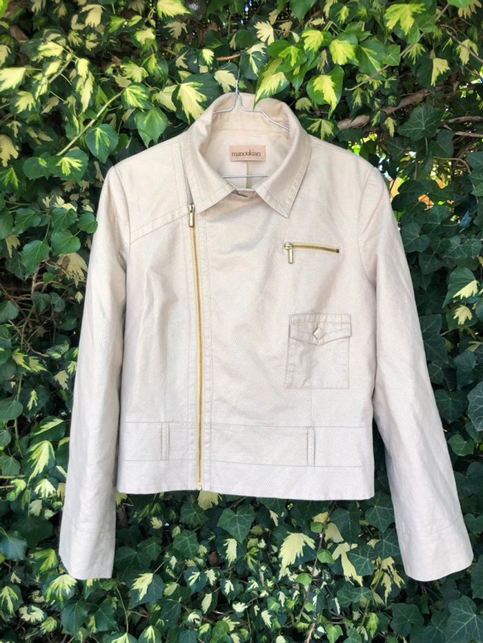 Petite veste blazer Alain manoukian beige irisé