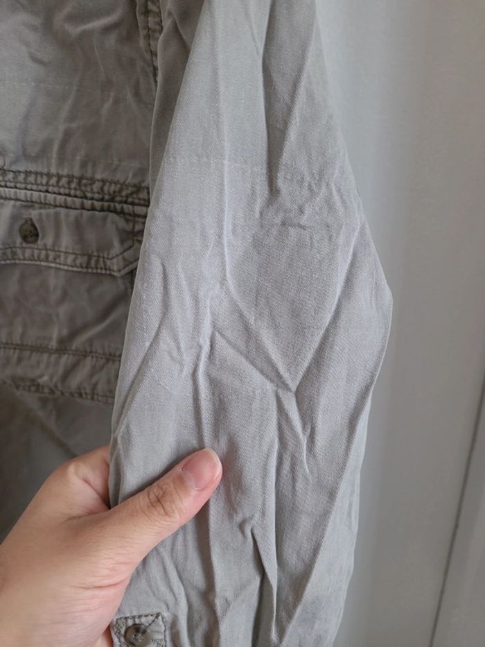 Chemise jeans gris - photo numéro 4