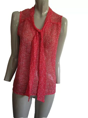 top tunique tissu léger effet soie marque bnk taille indiquée 38 peut aller a un 40