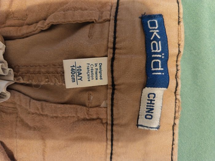 Short chino Okaïdi marron 10 ans - photo numéro 3